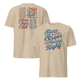 America 250th anniversary patriotic shirt sand