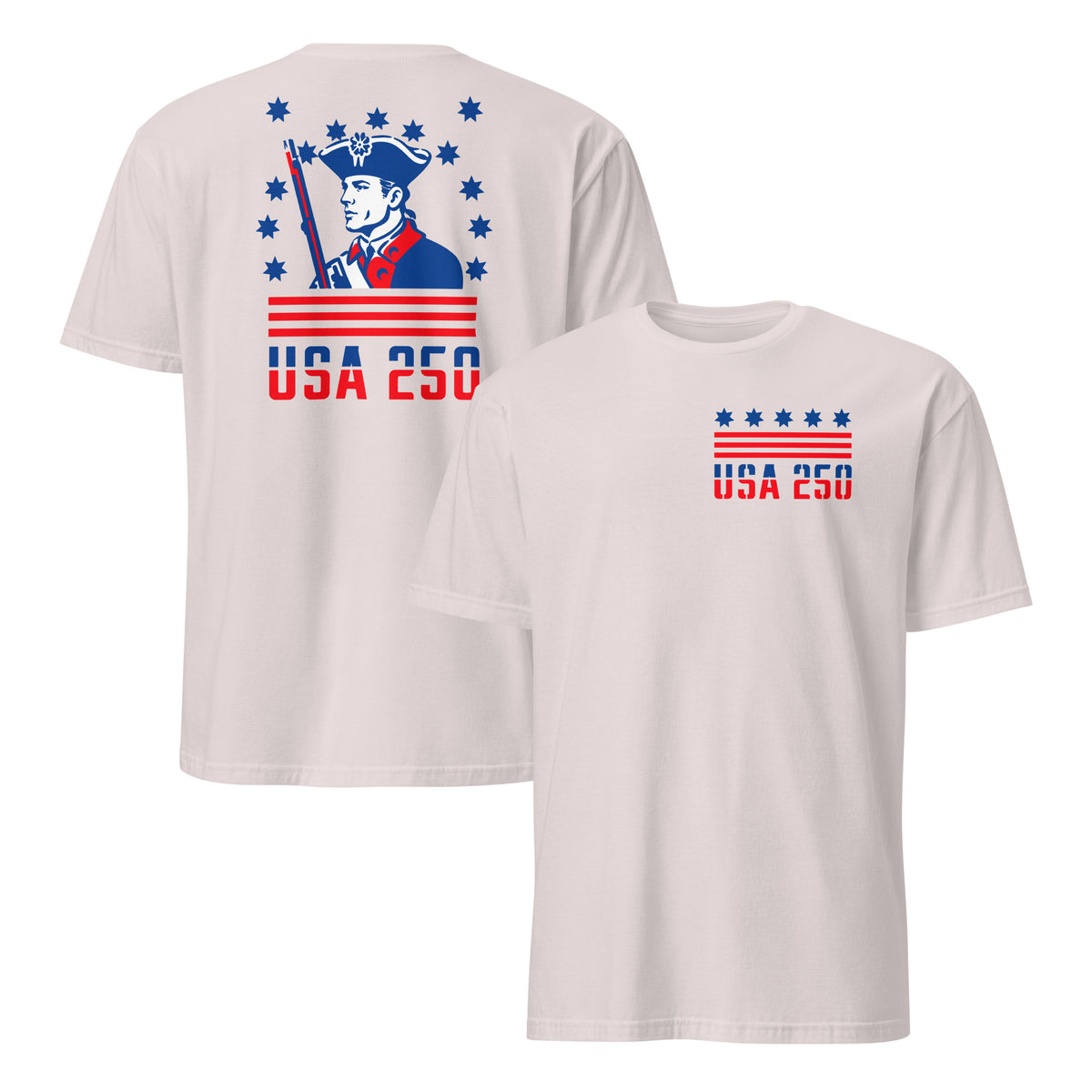 America 250th anniversary shirt in ice grey