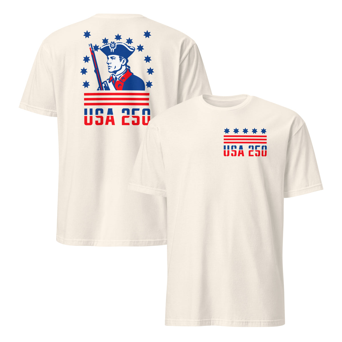 America 250th anniversary shirt in natural