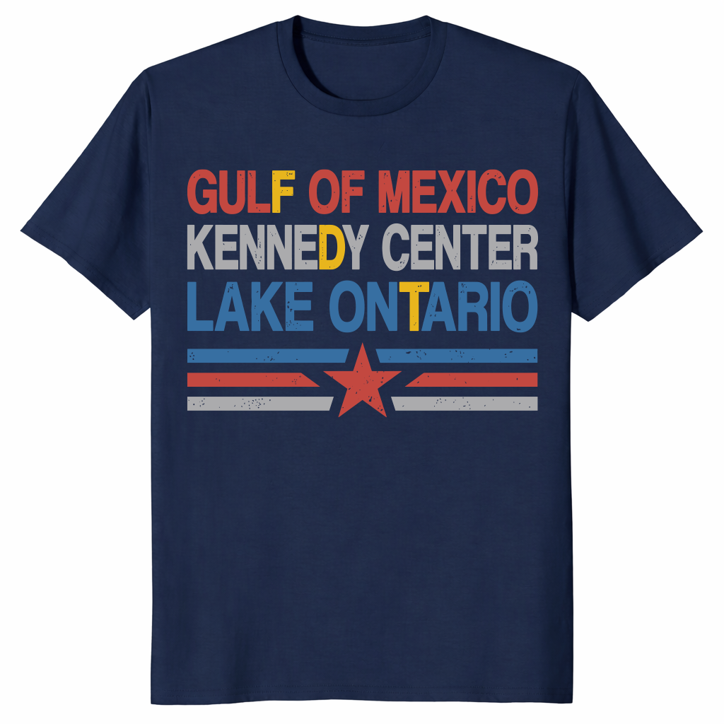 American History shirt in navy front