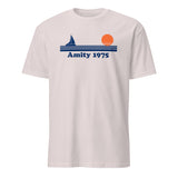 Ice grey Amity 1975 movie parody t-shirt by Cuccico