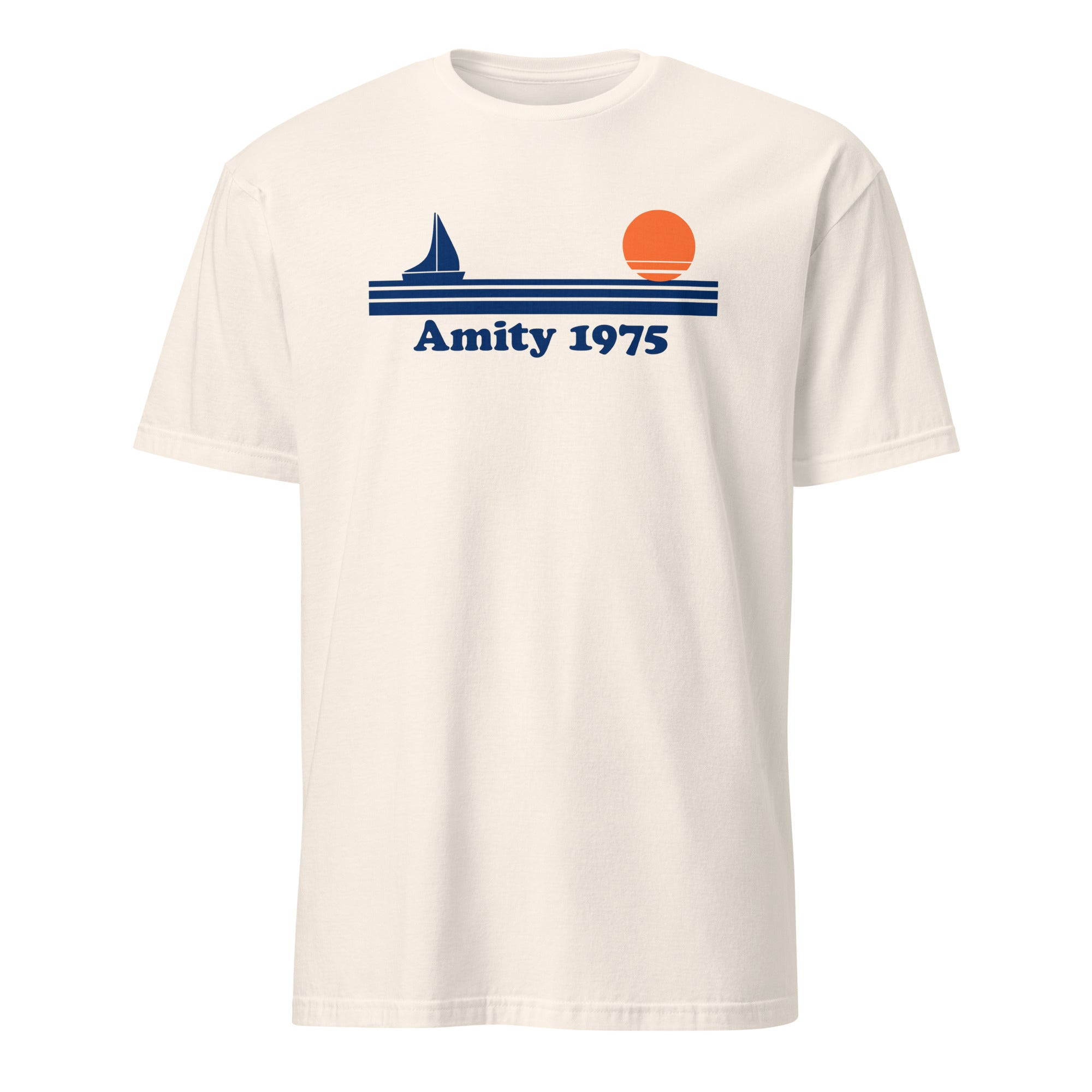 Natural Amity 1975 movie parody t-shirt by Cuccico