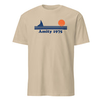Sand Amity 1975 movie parody t-shirt by Cuccico