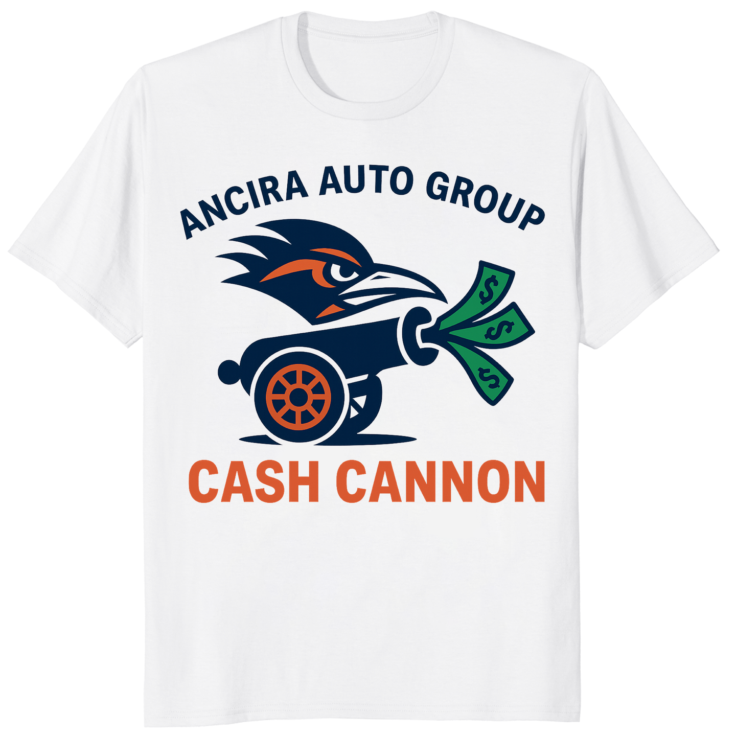 Ancira Auto Group Cash Cannon Shirt in White by Cuccico