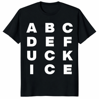Anti ICE Graphic Protest Tee – A-Z F-ICE Shirt | Abolish ICE Political T-Shirt | Cuccico