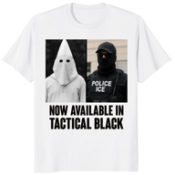 Anti ICE protest graphic shirt showing political satire design