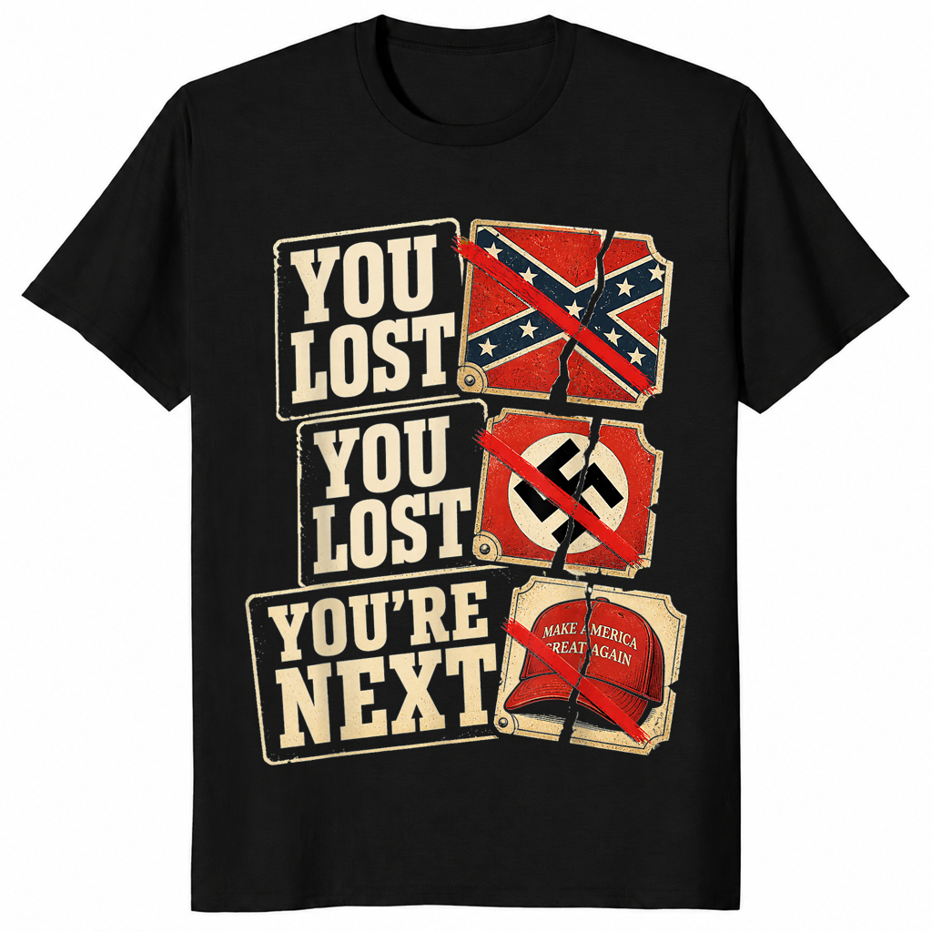 Anti-MAGA shirt in black