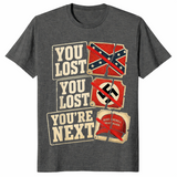 Anti-MAGA shirt dark heather