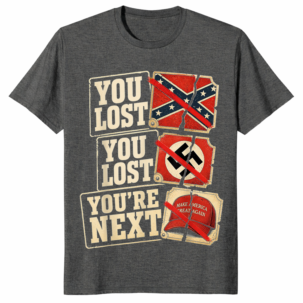 Anti-MAGA shirt dark heather
