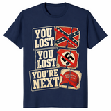 Anti-MAGA shirt in navy