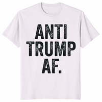Anti Trump AF shirt in ice grey