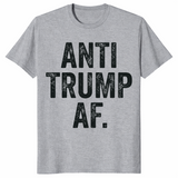 Anti Trump AF shirt in sport grey