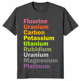 Anti-Trump chemistry shirt in dark heather grey