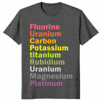 Anti-Trump chemistry shirt in dark heather