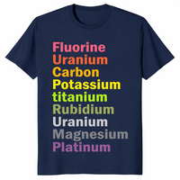 Anti-Trump chemistry shirt in navy