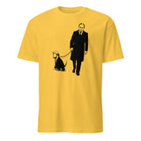 Daisy yellow Anti MAGA Shirt with Trump Putin’s Dog design from Cuccico