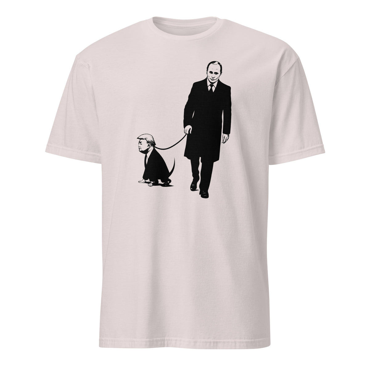 Ice grey Trump Putin’s Dog Shirt – Political Protest Tee by Cuccico