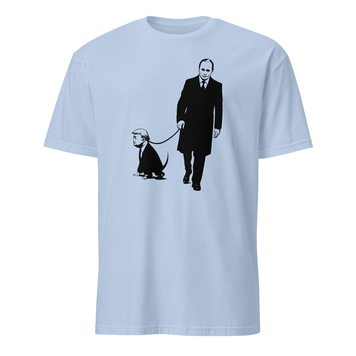 Light blue Trump Putin’s Dog Shirt – Anti-Trump Tee by Cuccico