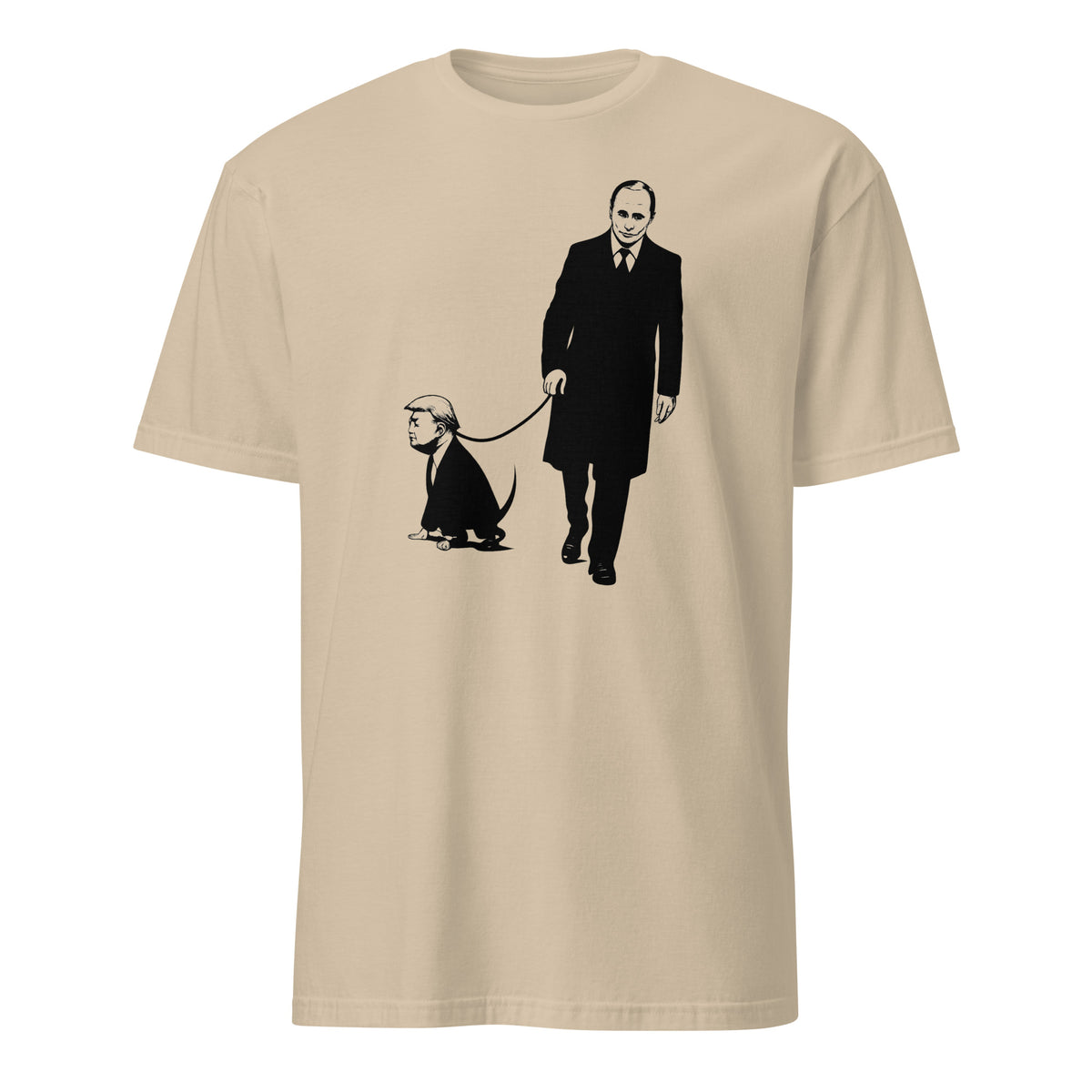 Sand Anti-Trump Shirt featuring Trump Putin’s Dog graphic by Cuccico