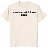 APE Fomo shirt in natural