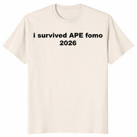 APE Fomo shirt in natural