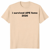 APE Fomo shirt in sand