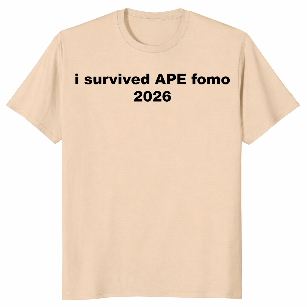 APE Fomo shirt in sand