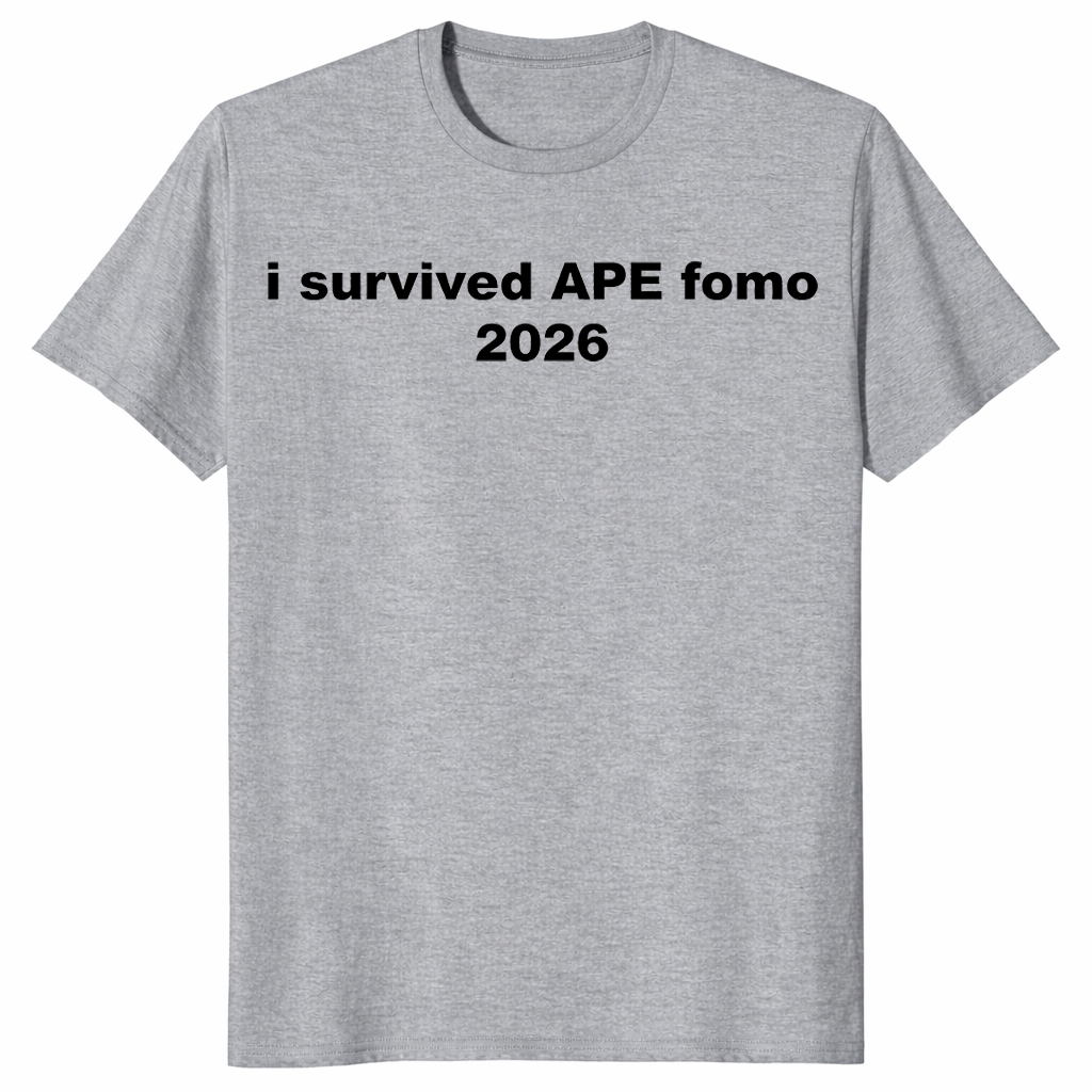 APE Fomo shirt sport grey