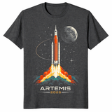 Artemis II T-Shirt – Space Rocket Launch Moon Mission 2026 | Cuccico
