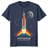 Artemis II T-Shirt – Space Rocket Launch Moon Mission 2026 | Cuccico