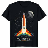 Artemis II T-Shirt – Space Rocket Launch Moon Mission 2026 | Cuccico