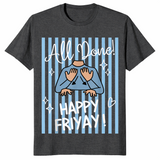 ASL teacher shirt dark heather grey