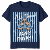 ASL teacher shirt navy