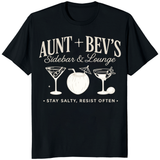 Vintage-Style Aunt Bev’s Sidebar And Lounge Shirt | Stay Salty, Resist Often – Cuccico | Cuccico