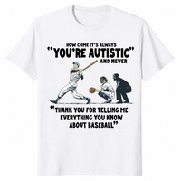 How Come It's Always You're Autistic Baseball Shirt | Cuccico