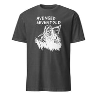 Avenged Sevenfold Chicago 2025 Skull Wings T-Shirt in Heather Navy Blue by Cuccico