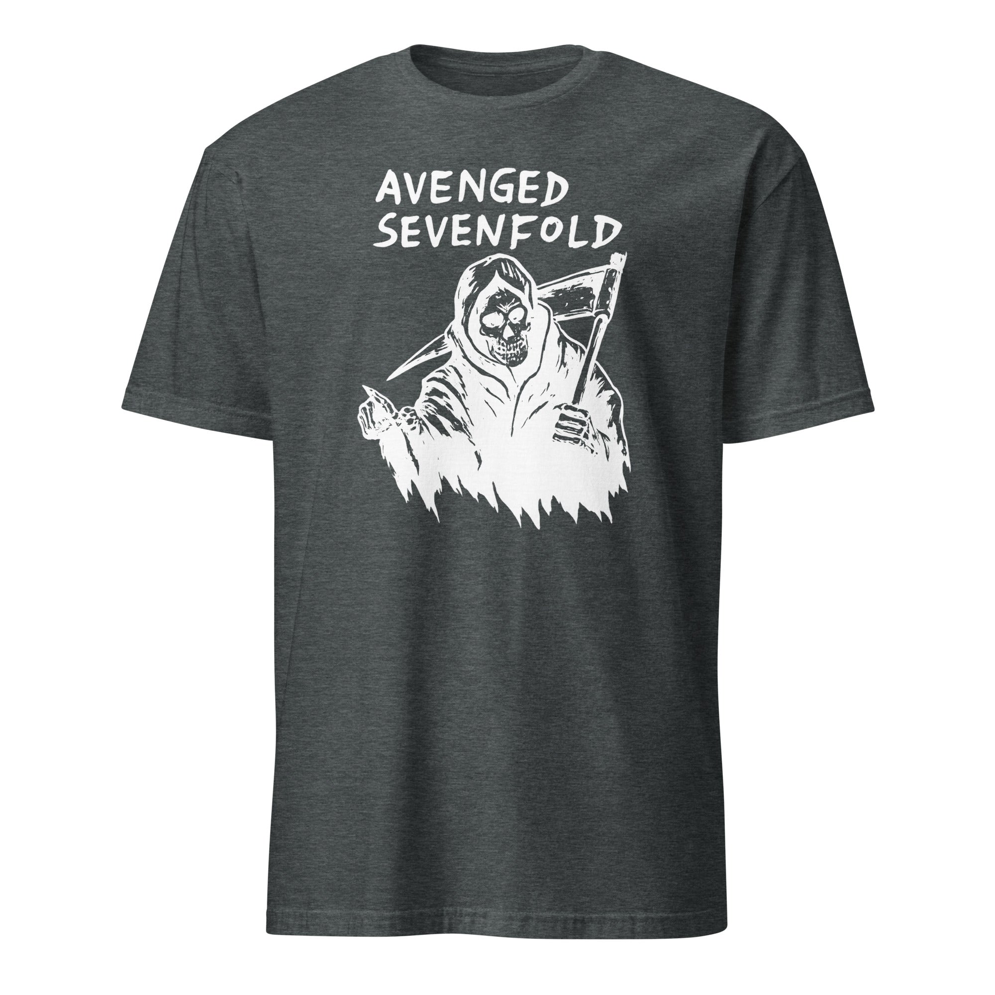 Avenged Sevenfold Chicago 2025 Skull Wings T-Shirt in Dark Heather by Cuccico
