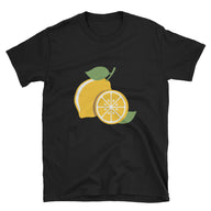 Lemon T-Shirt - Unisex Lemon Print Tee - Lemon Lover Gift - Cuccico Design