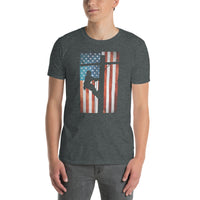 Lineman American Flag T-Shirt | Patriotic Gift - Cuccico Design
