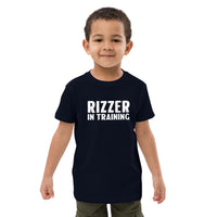 Funny Organic Cotton Kids T-Shirt - 'Rizzer In Training' - Cuccico Design