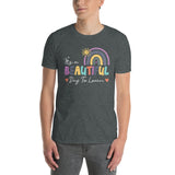 Retro 'Beautiful Day For Learning' Teacher T-Shirt - Cuccico Design