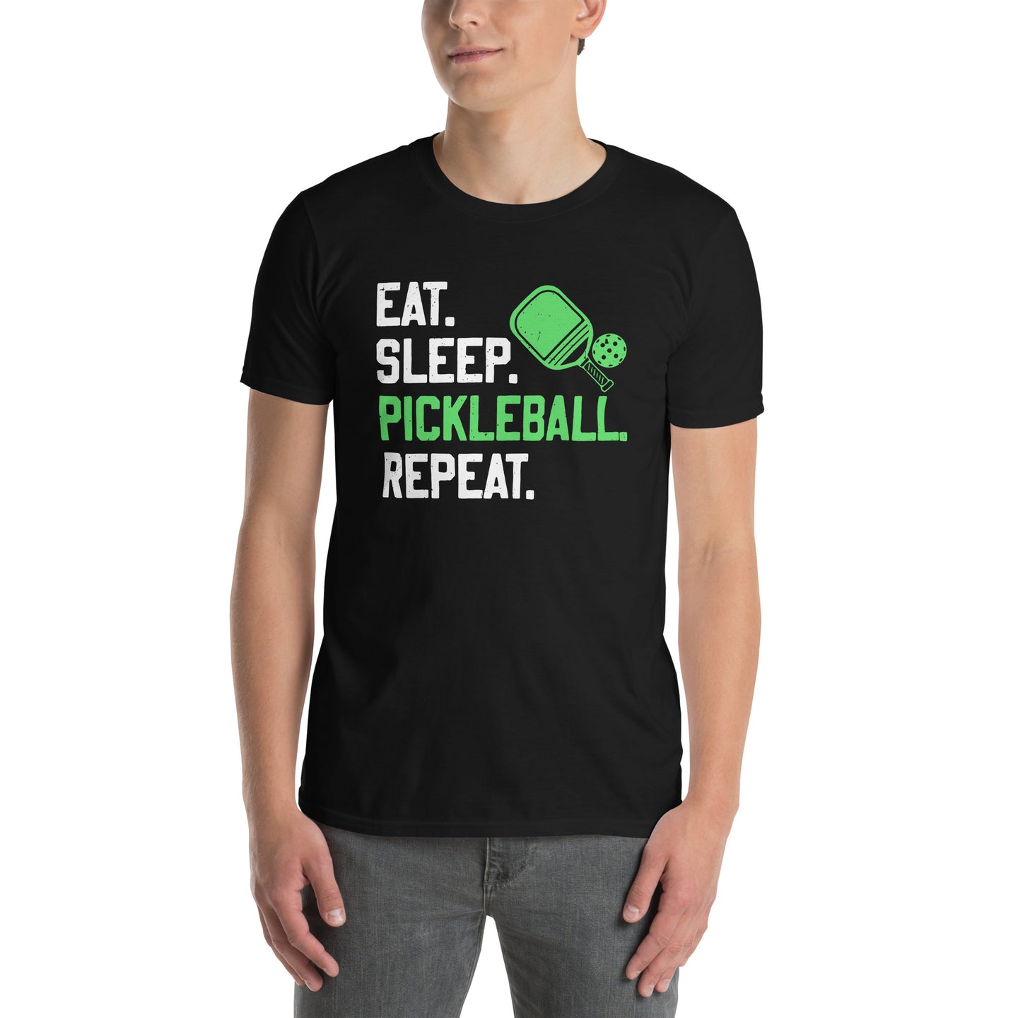 Eat Sleep Pickleball Repeat T-Shirt | Pickleball Gift - Cuccico Design