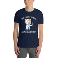Funny Lab Cat T-Shirt - Chemistry & Science Shirt - Cuccico Design