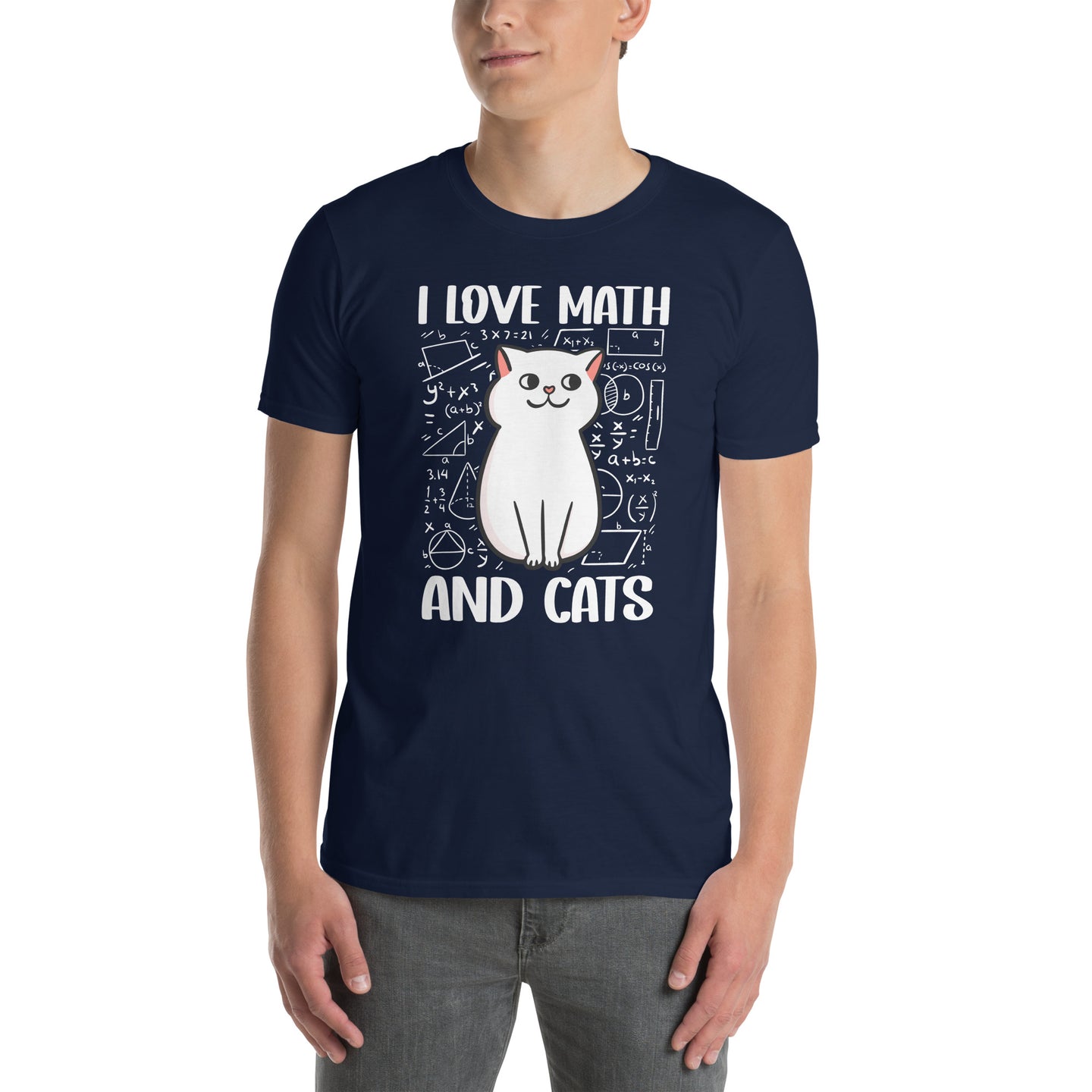 Math and Cats Shirt | Cute Teacher & Cat Lover Gift Tee - Cuccico Design