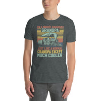 Model Railroad Grandpa T-Shirt | Train Lover Gift - Cuccico Design