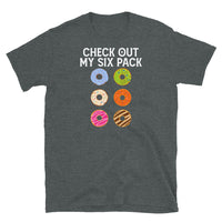 Funny Gym T-Shirt | "Six Pack" Donut Graphic Tee Unisex - Cuccico Design