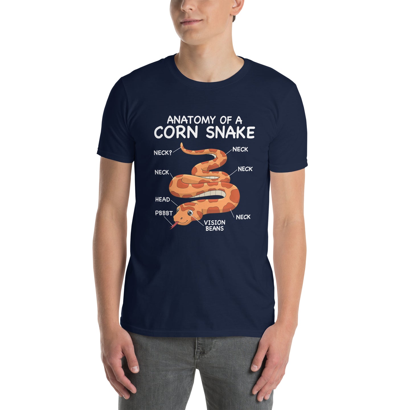 Anatomy of a Corn Snake Shirt - Funny Reptile Tee - Cuccico Design