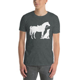Horse Dog T-Shirt | Cute Animal Lover Gift | Soft Cotton - Cuccico Design