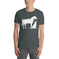 Horse Dog T-Shirt | Cute Animal Lover Gift | Soft Cotton - Cuccico Design