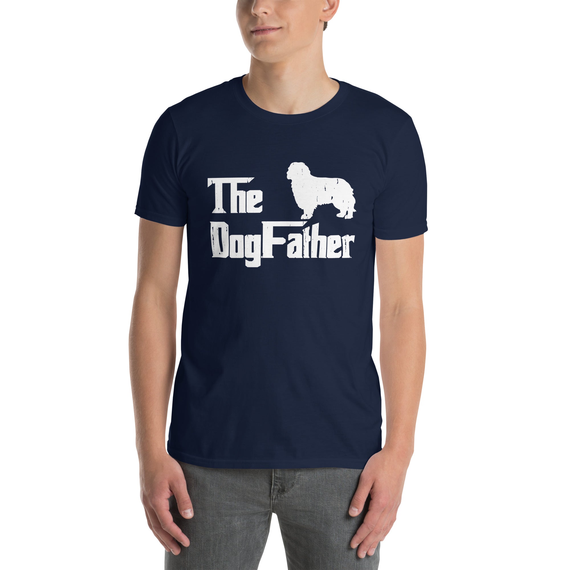 Cavalier King Charles Dog Dad Shirt - The Dog Father Tee - Cuccico Design